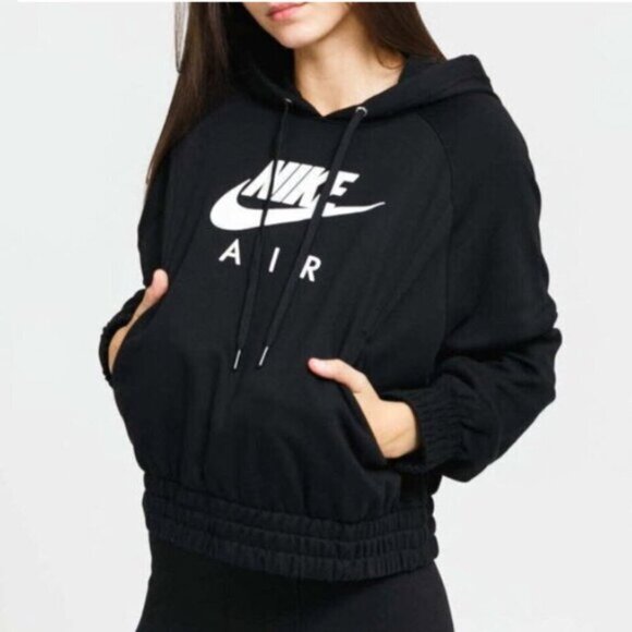 Nike Air Fleece Hoodie Sweatshirt - Picture 2 of 14